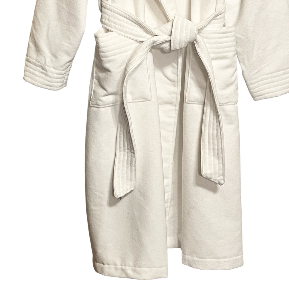 Auden Cream Terry Robe Women’s XL NWOT - Picture 4 of 7